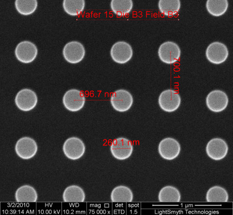 Nanopatterned Silicon Stamps